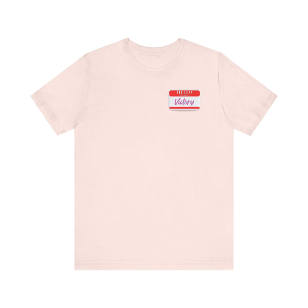 Think Pink: My Name is Victory Jersey Tee