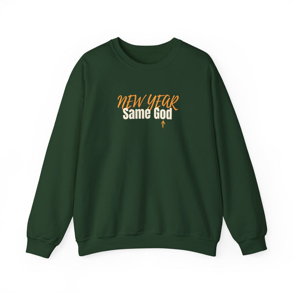 New Year, Same God- Unisex Heavy Blend™ Crewneck Sweatshirt