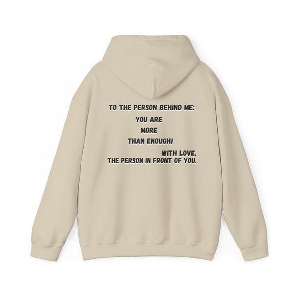 You're More Than Enough Letter Hoodie