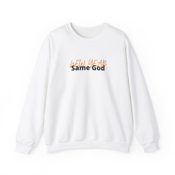 New Year, Same God- Unisex Heavy Blend™ Crewneck Sweatshirt