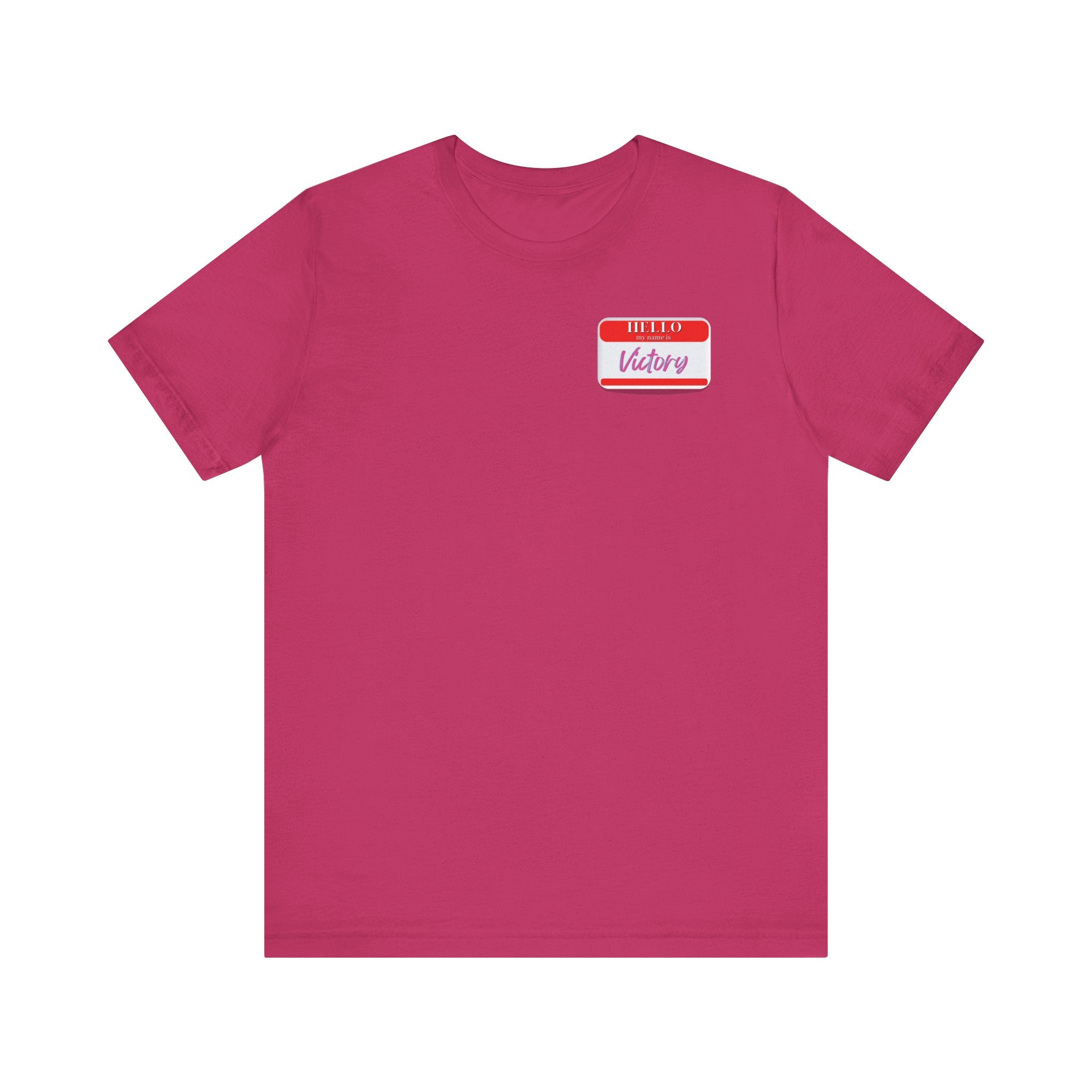 Think Pink: My Name is Victory Jersey Tee