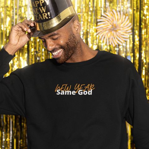 New Year, Same God- Unisex Heavy Blend™ Crewneck Sweatshirt