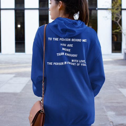 You're More Than Enough Letter Hoodie