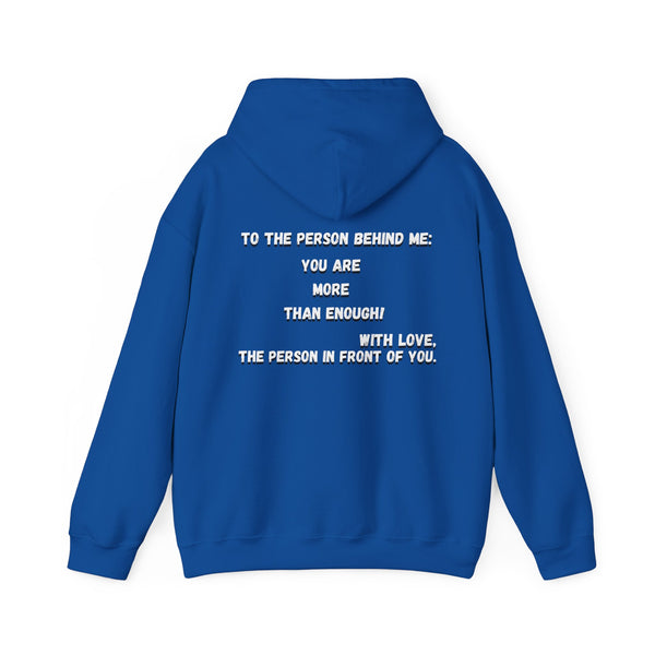 You're More Than Enough Letter Hoodie