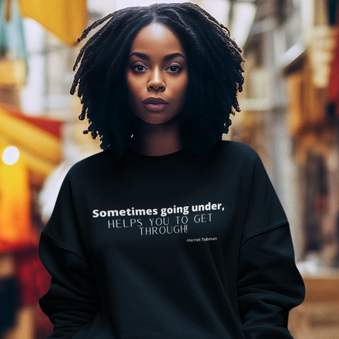 Black Label: Harriet Tubman- Unisex Crewneck Sweatshirt