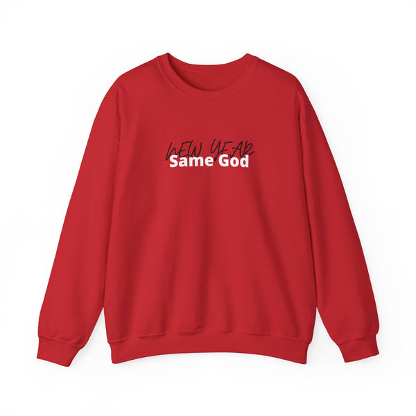 New Year, Same God- Unisex Heavy Blend™ Crewneck Sweatshirt