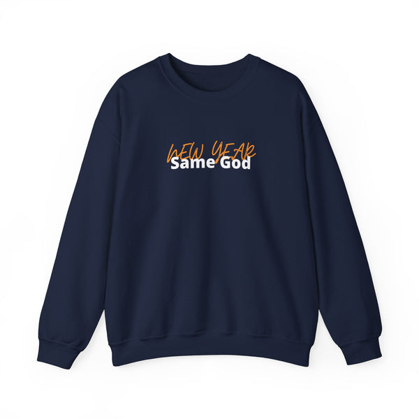 New Year, Same God- Unisex Heavy Blend™ Crewneck Sweatshirt