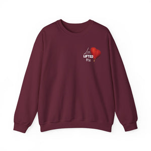 Love Lifted Me!- Unisex Heavy Blend™ Crewneck Sweatshirt