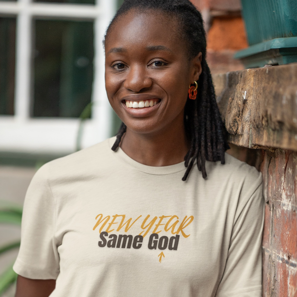 New Year, Same God- Unisex Jersey Short Sleeve Tee