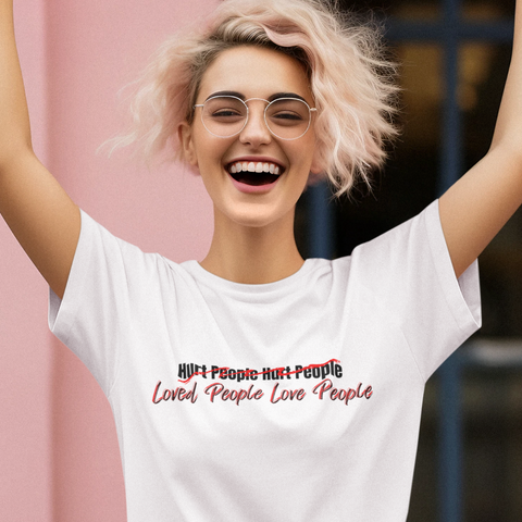 Loved People Love People Unisex Jersey T-shirt