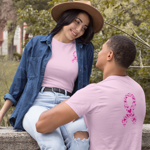 Think Pink: Unisex Ribbon Tee